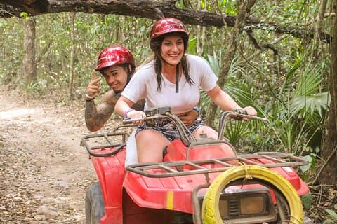 Super Combo! Esperienza di nuoto su ATV, Zipline e Cenote