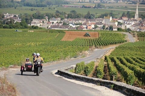 Privat sidovagn guidad tur i Bourgogne från Meursault