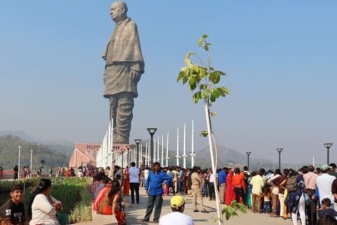 Statue of Unity fra Ahmedabad (Skip The Line)