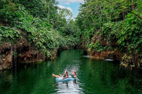 Tour Xenotes Advenure fra Cancun og Playa del Carmen