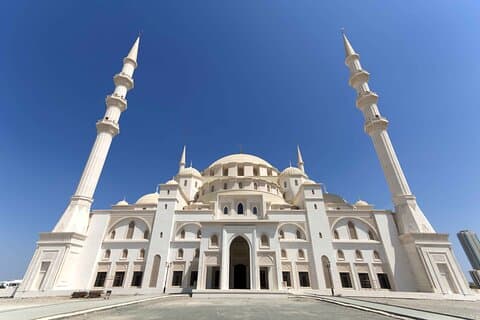 De Dubai a Fujairah: excursão de dia inteiro com a Grande Mesquita Sheikh Zayed