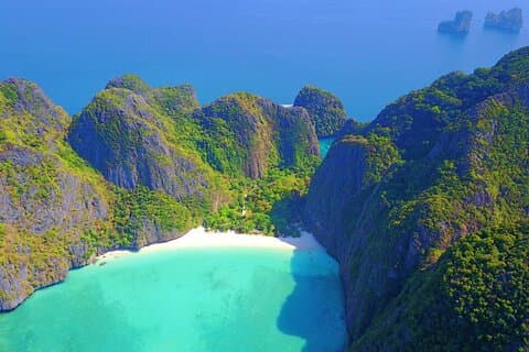Phi Phi Islands äventyr dagstur med havsutsikt Lunch av V. Marin