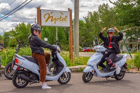 Quebec City - Scooter Rental on Ile d'Orléans