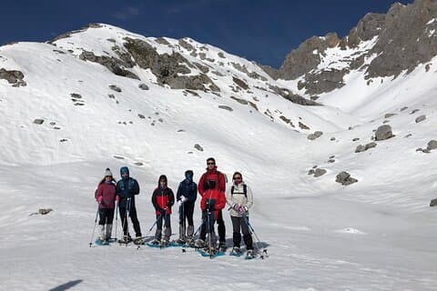 Privé sneeuwschoenroute in Cantabrië, Picos de Europa