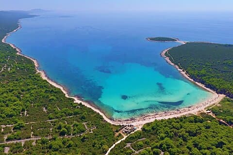 Zadar to Sakarun Beach Tour, Shipwreck Dive & Tunnel - 4,5hr