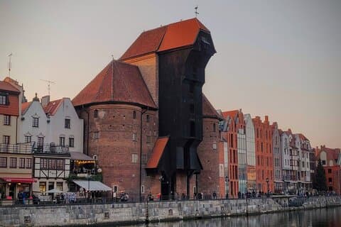 Recorrido a pie por la ciudad principal de Gdańsk