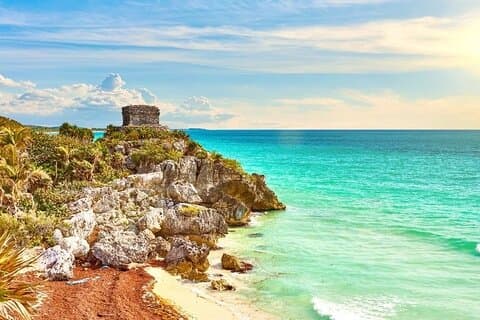 Excursion 4 en 1 au cénote de Tulum, Coba et à Playa del Carmen