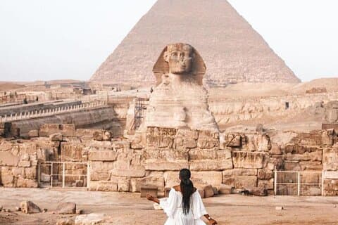 Tur til gammel egyptisk historie Pyramiderne i Giza, Egyptisk museum