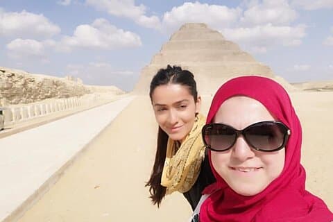 Pyramide de Teti, pyramides de Sakkara King Zoser et vieille ville de Memphis