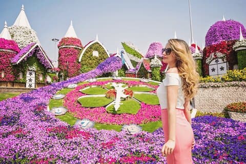 Dubai Frame And Miracle Garden Tickets Including Pickup And Drop Off