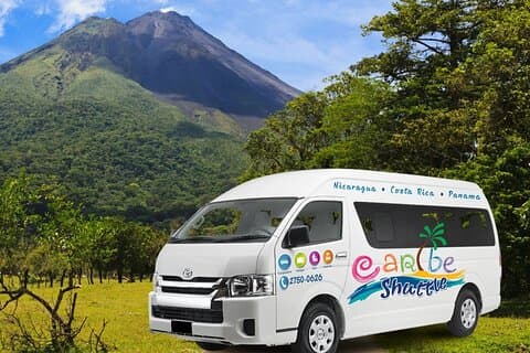 Pendeltrafik Puerto Viejo, Talamanca till La Fortuna (Arenal Volcano), CR.