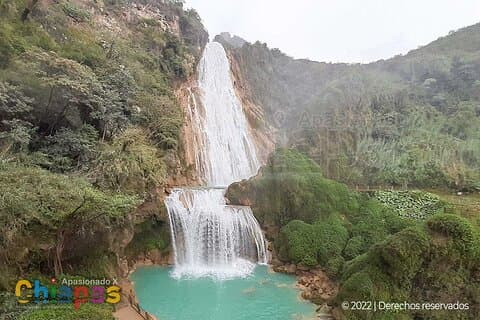 Cascadas el Chiflon (véu de noiva) e Lagos Montebello de Tuxtla Gutierrez