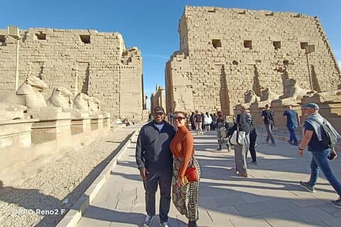 Excursão privada de um dia a Luxor East e West Bank com Nile Motor Boat