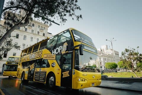 City Tour Panoramic Bus Departure From Larcomar