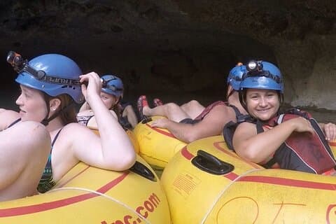 Cave Tubing Adventure at Nohoch Che'en and Jaguar Paw