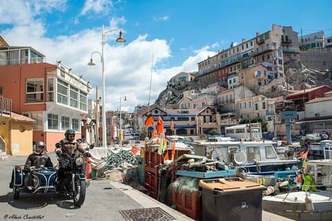 Marseille: 2-stündige Beiwagenfahrt