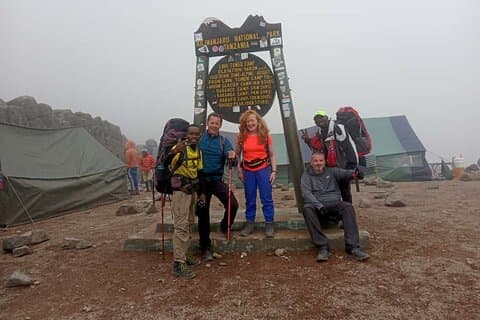 8-dagers Kilimanjaro-klatring via Lemosho-ruten