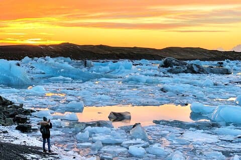 Reykjavik: Excursão de um dia pela Laguna Glaciar, Diamond Beach e Costa Sul