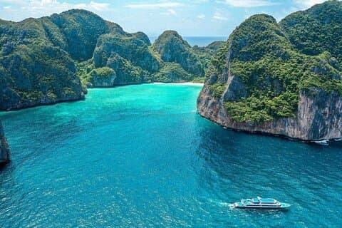 Phuket til Phi Phi Island med Phi Phi Cruiser - Inkluder hentetransport