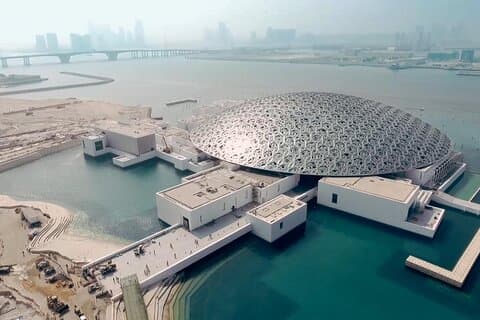 Hel dag Abu Dhabi Louvre Museum Tour Från Dubai