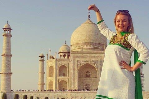 Private Tour am selben Tag Taj Mahal von Delhi