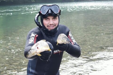 Pesca de truta na Albânia - Apenas 1 hora de carro de Tirana