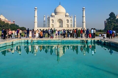 Excursão de um dia ao Taj Mahal e Agra em trem Superfast de Delhi