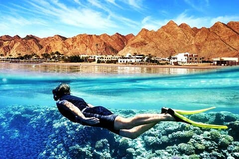 Excursion privée d'une journée de plongée en mer Rouge en bateau au départ de Hurghada