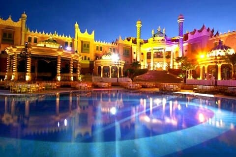 Cena marroquí Show Fantasia Chez Ali en Marrakech.