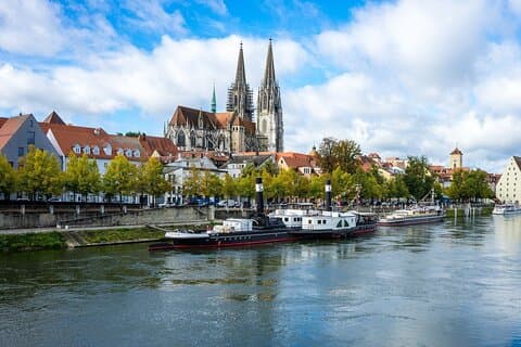 Excursão privada de Munique a Regensburg em transporte público