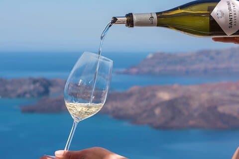 Santorini privat vinresa med lokala vingårdar och provningar