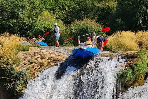 Canoe safari adventures at Zrmanja river day tour