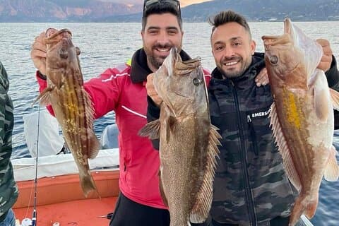Privé vissen van een halve dag in Agios Nikolaos