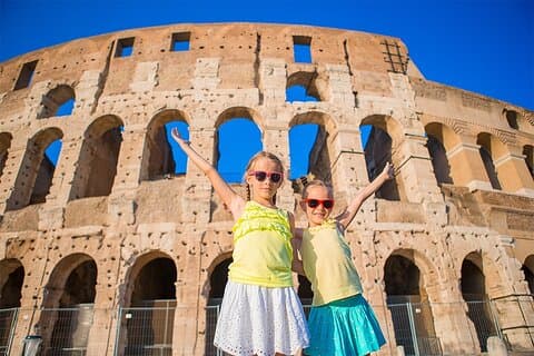 Colosseum-fora og det antikke Rom-skattejagt for børnefamilier og skolegrupper