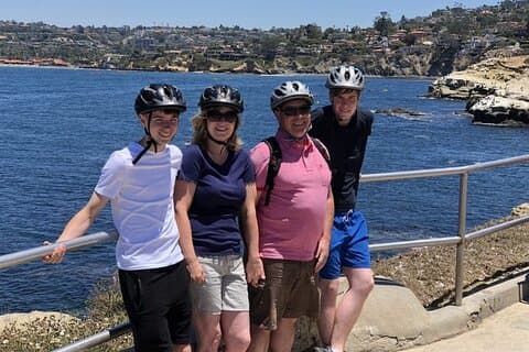 De top naar de zee La Jolla-fietstocht