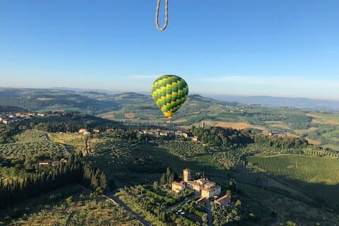 Oplev Toscanas magi fra en luftballon