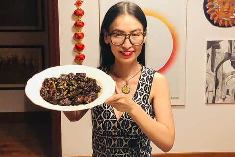 Online matlagingskurs Fried Rice av Sunflower Li