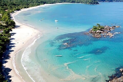 Jeep tour through Ilhabela State Park