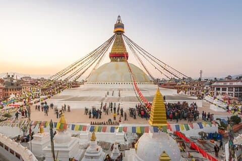 Sundarijaal Hike med Baudhanath Stupa sightseeing och lunch