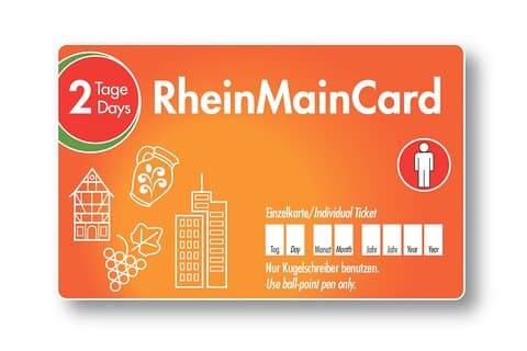 RheinMainCard 2 dagar