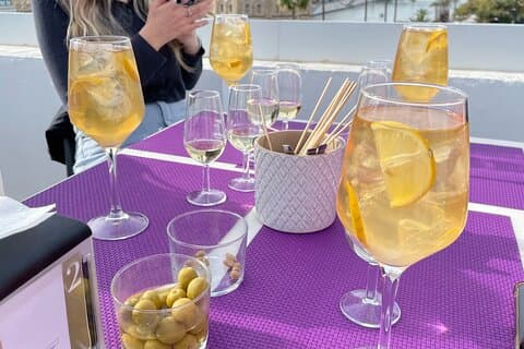Sangria experiência de degustação