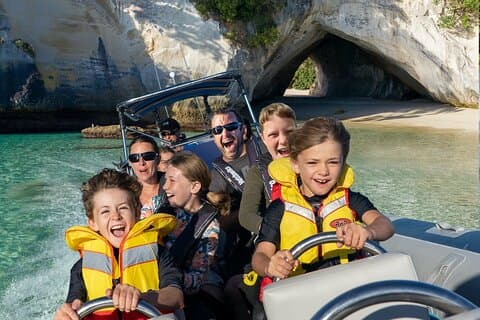 Whitianga: Cathedral Cove Excursão emocionante de barco, cavernas e snorkeling