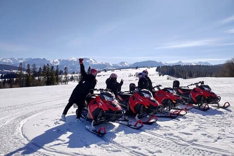Zakopane Snowmobile Tour and Thermal Baths from Krakow