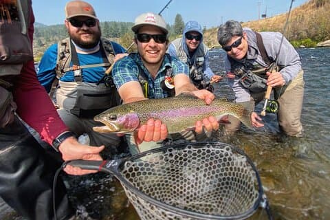Pesca con mosca guiada en Truckee River, Lake Tahoe, Truckee y Reno