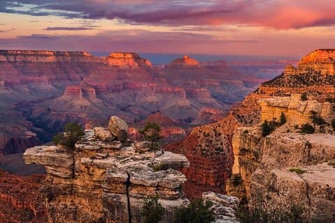 Grand Canyon South Rim dagstur fra Las Vegas