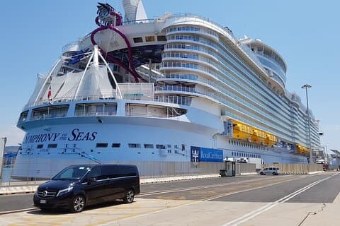 Privat overførsel fra Roma til Civitavecchia havn