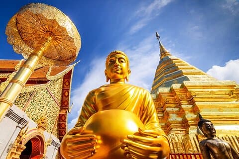 Halvdags Doi Suthep & Hmong Hill Tribe