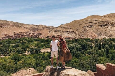 Atlasbjergene heldagstur fra Marrakech og kameltur og frokost med lokalbefolkningen