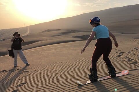 Desert Sandboarding Lesson in Lima’s Protected Dunes