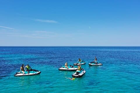 Excursion en jet ski à Cala Mondragó